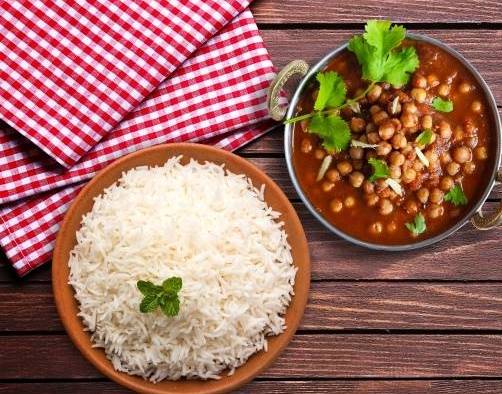 Chickpea Special Rice Bowl