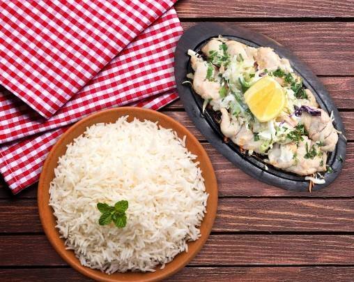 Cream Chicken Kebab Rice Bowl