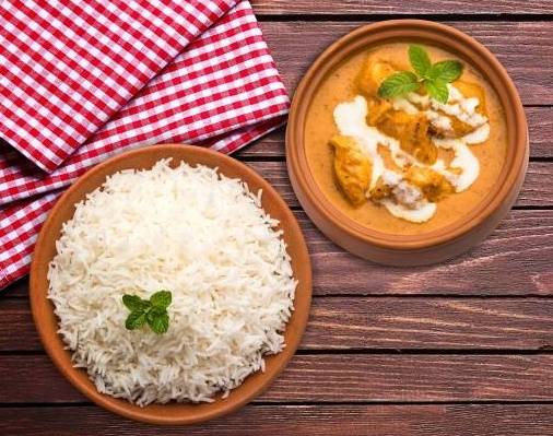 Creamy Butter Chicken Rice Bowl