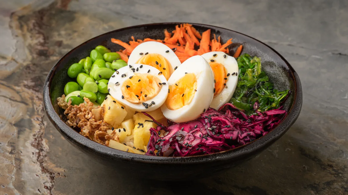 Eggs lover Poke Bowl 🌱