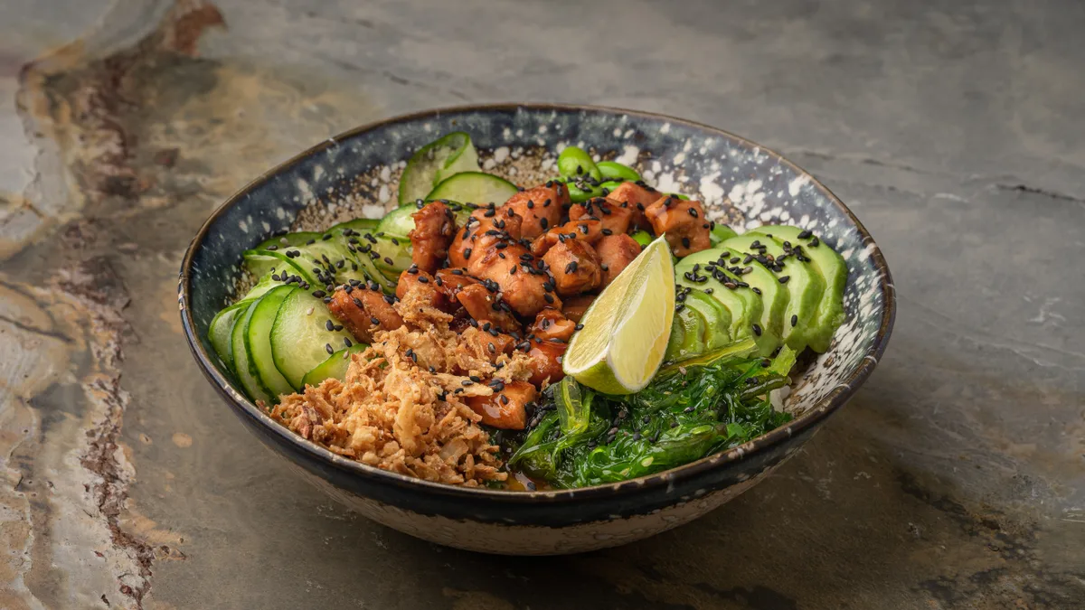 Salmon Green Bowl