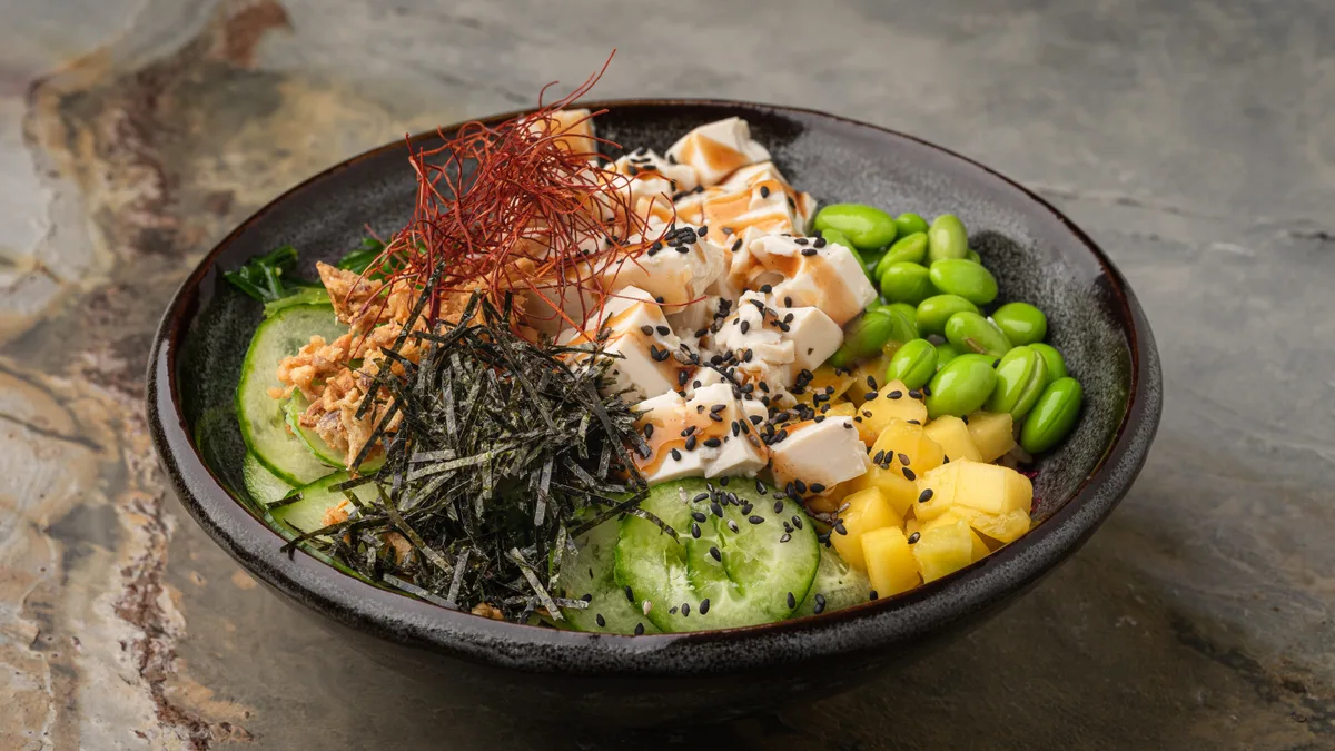 Tofu Veggie Poke Bowl 🌱