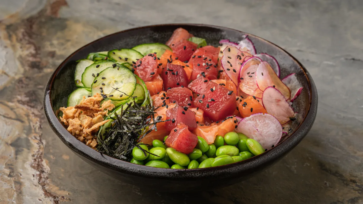 TunaandSalmon Poke Bowl