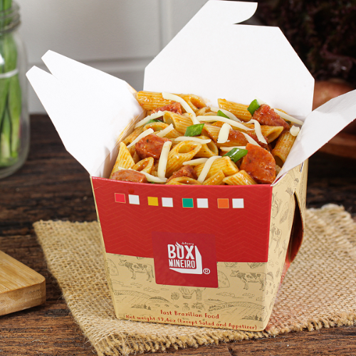 Penne ao Molho Vermelho com Calabresa