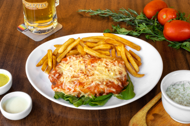 Filé de Frango a Parmegiana