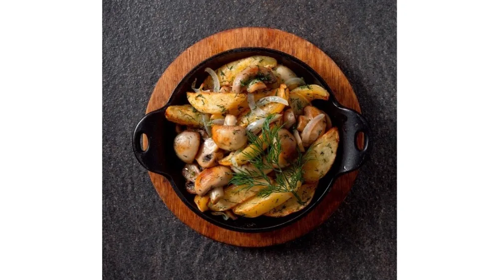 Ojakhuri With Mushrooms