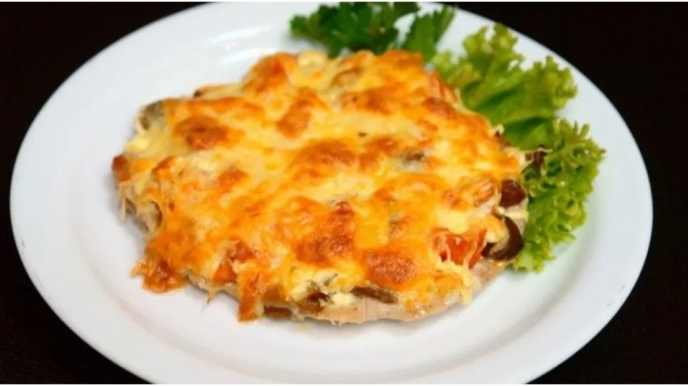 Pork Tenderloin With Mushroom And Parmesan