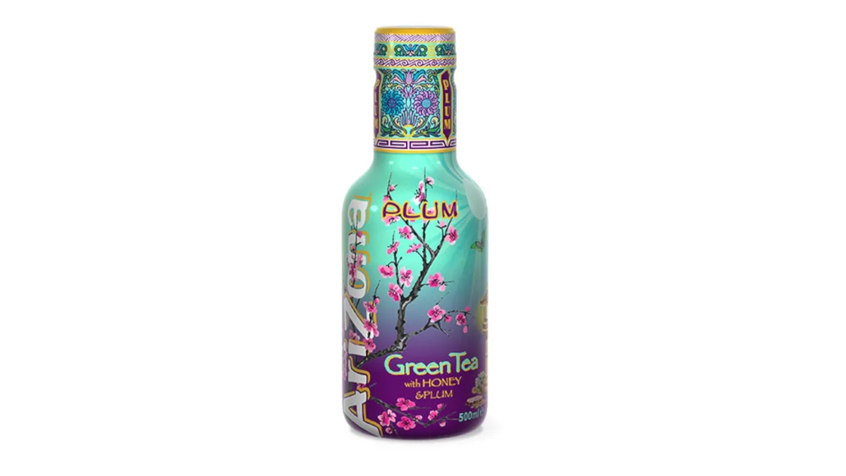 AriZona  Green Tea With honeyandplum