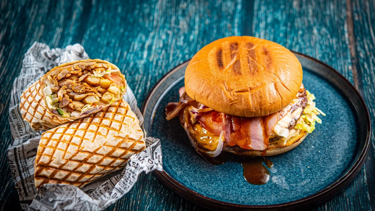 Baconator + shawarma