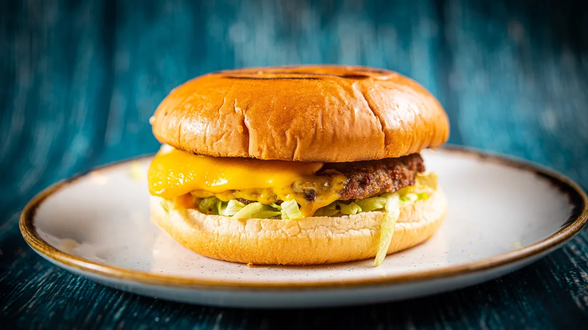 Suluguni burger
