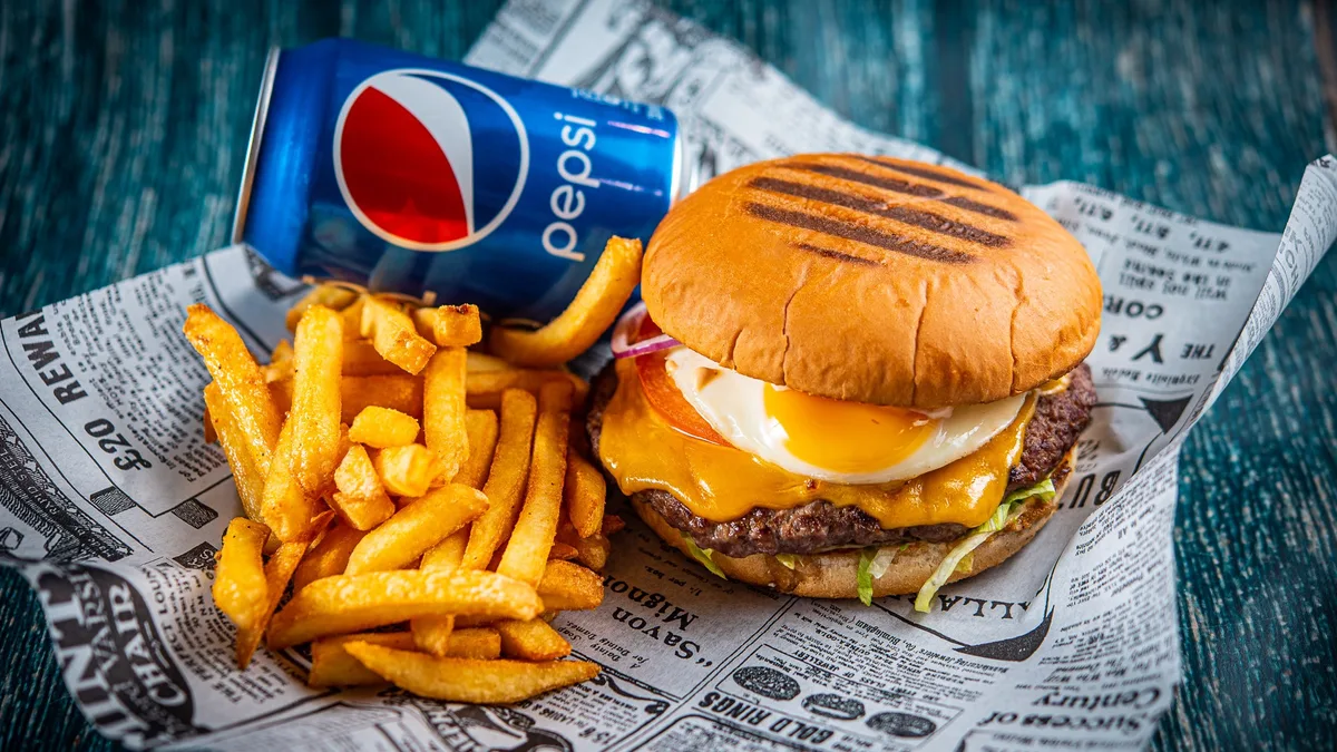 Veiseburgeri munaga eine