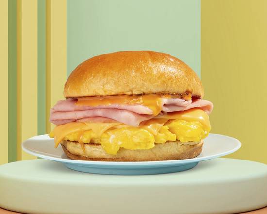 Ham, Egg and Cheese Sandwich