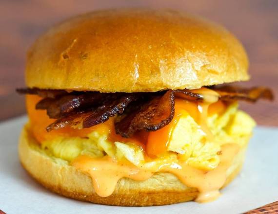 Bacon, Egg and Cheddar Sandwich