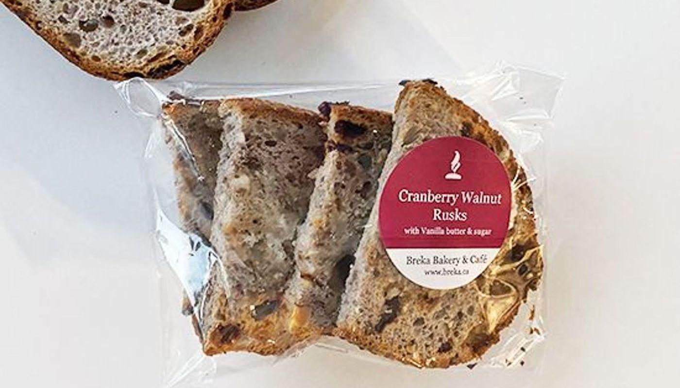 Cranberry Walnut Rusk