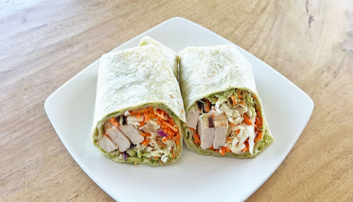 Honey Cilantro Chicken Wrap