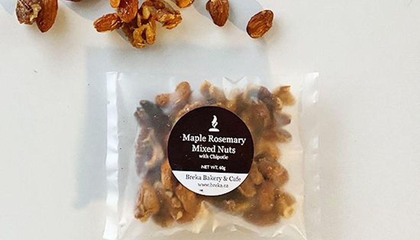 Maple Rosemary Mixed Nuts
