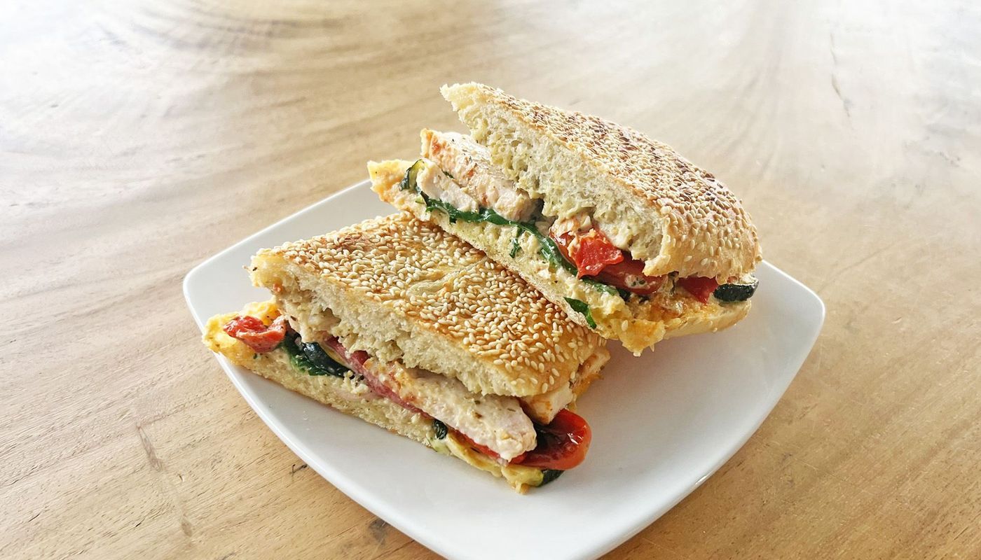 Mediterranean Chicken Panini