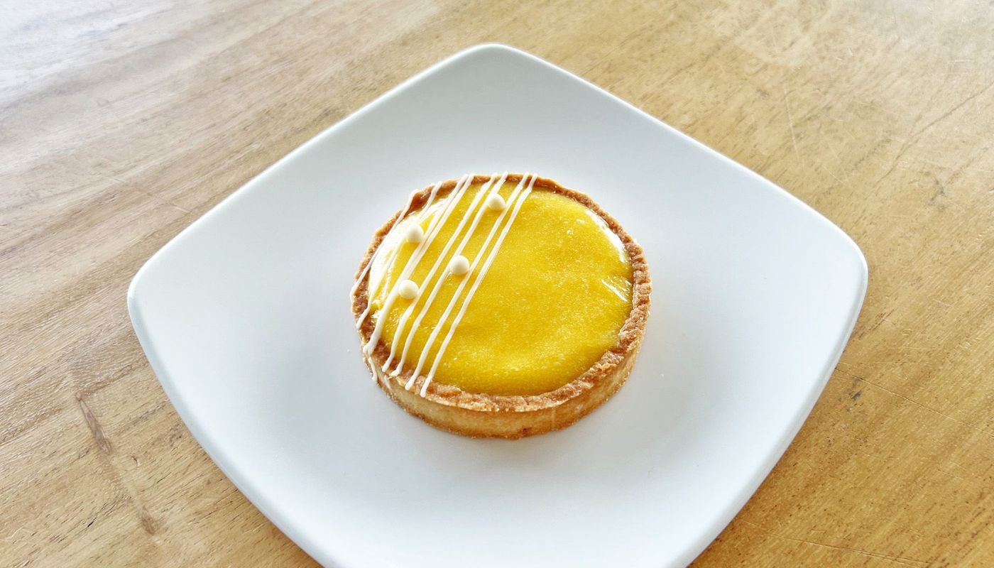 Passionfruit White Chocolate Tart