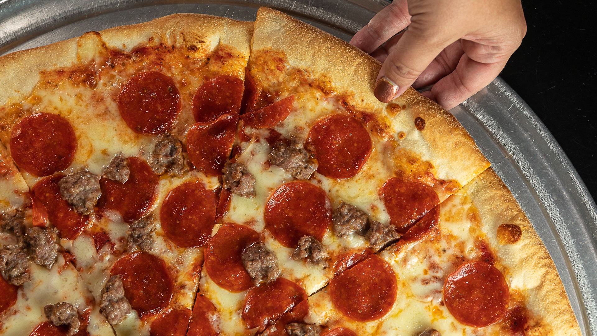 14" Pepperoni and Sausage