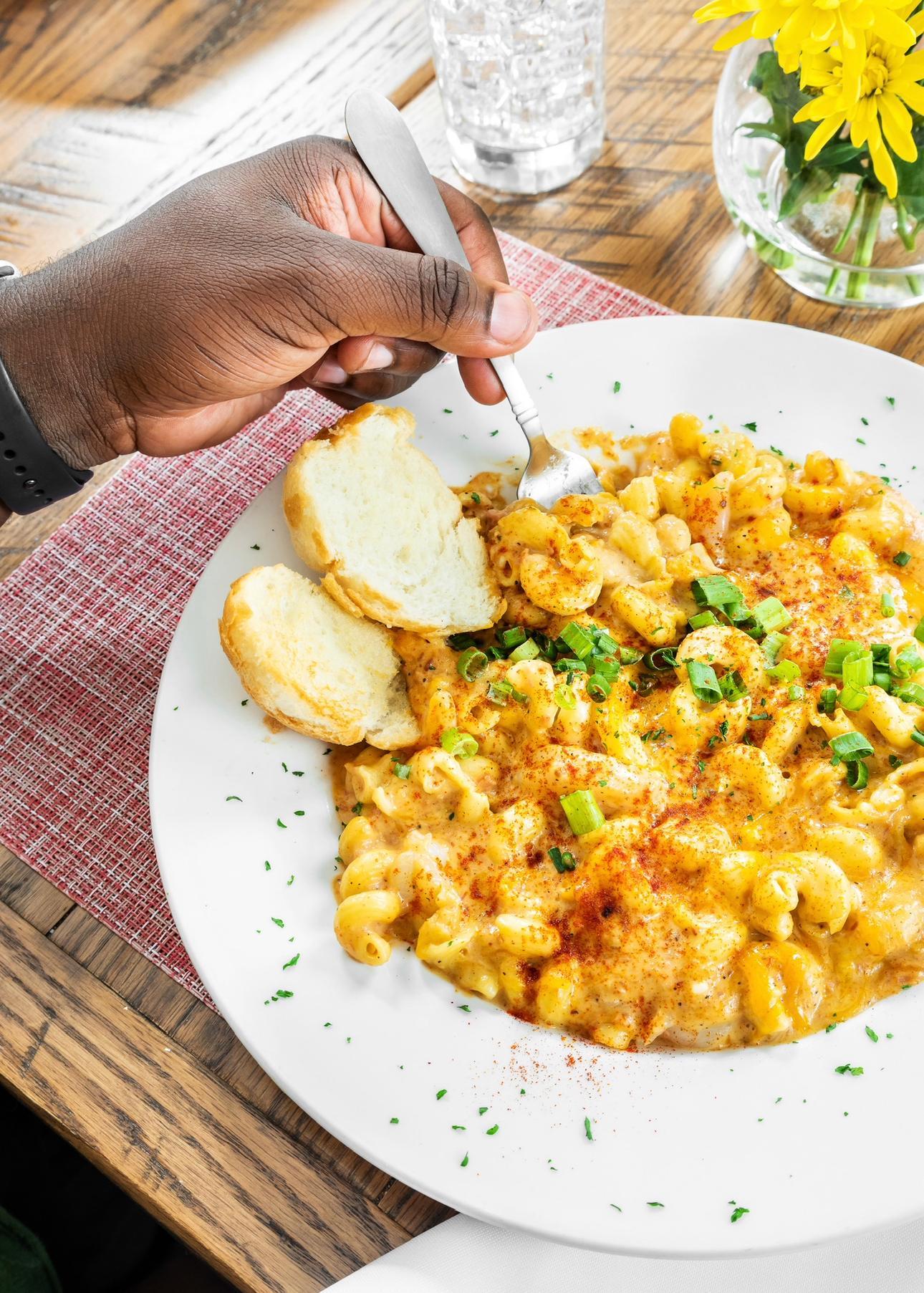 Shrimp and Tasso Mac n Cheese