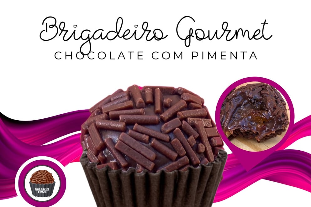 Brigadeiro Gourmet Chocolate-pimenta 20g