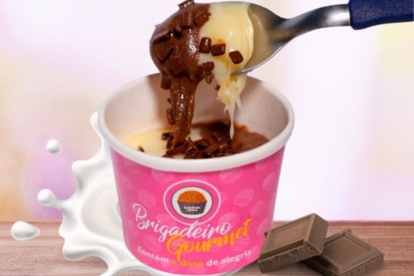 Brigadeiro Gourmet Meio Amargo-leitinho