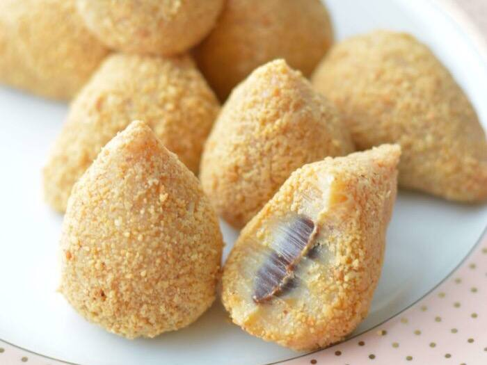 Coxinha Gourmet Paçoca com Chocolate