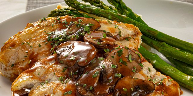 Grilled Chicken Marsala