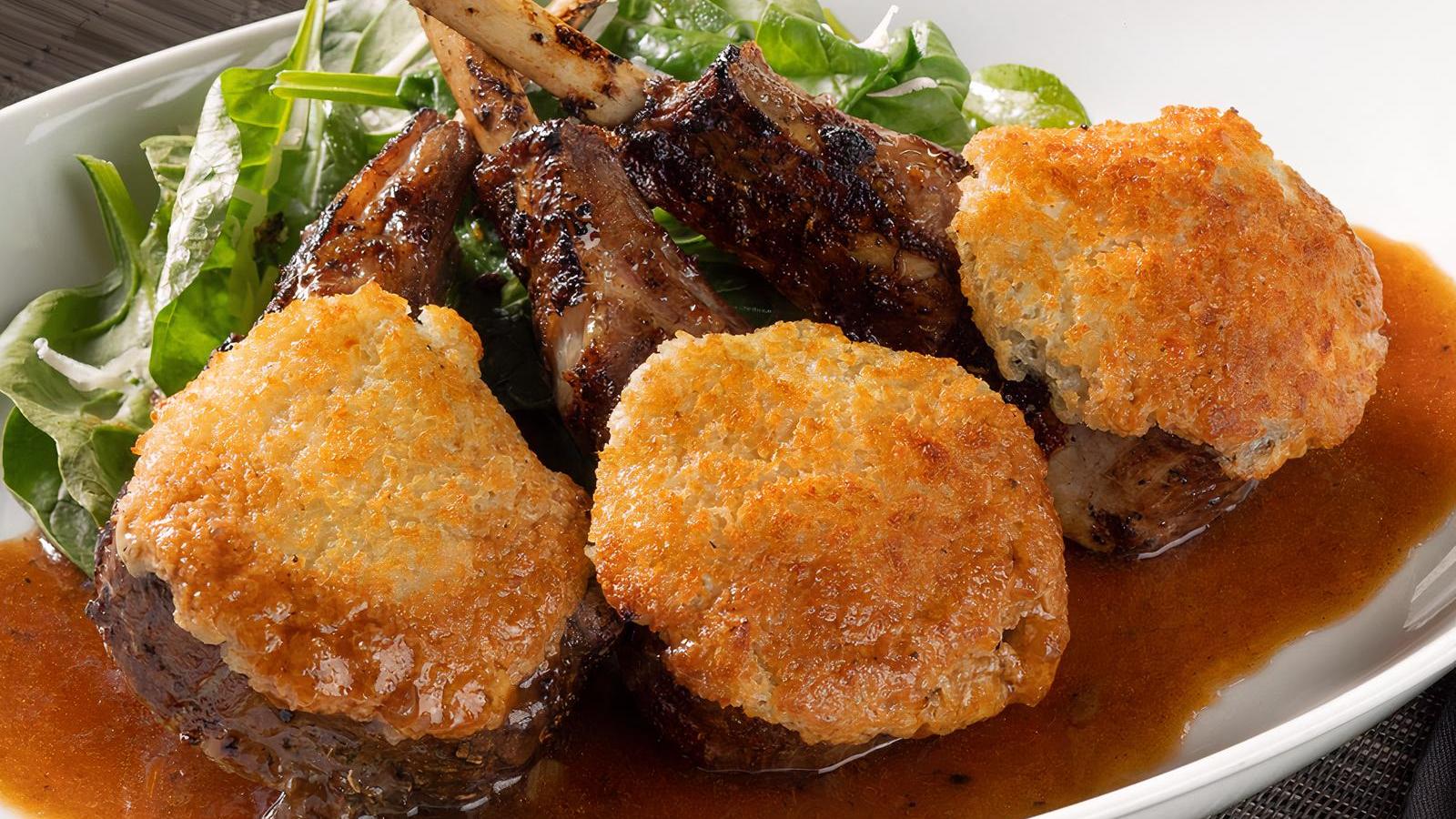 Gorgonzola Lamb Chops*