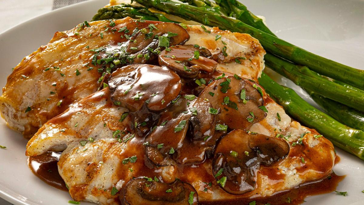 Grilled Chicken Marsala