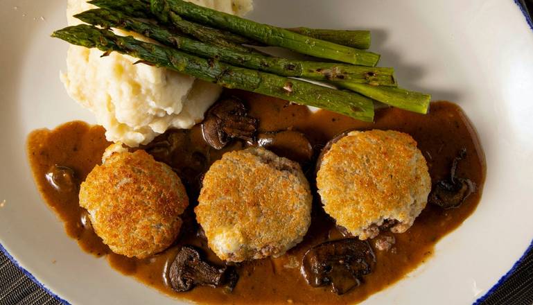 Gorgonzola Crusted Beef Medallions*
