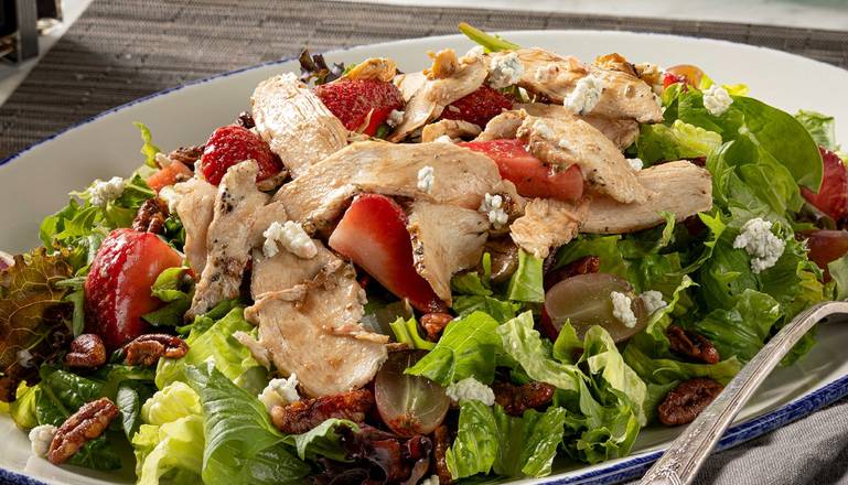 Strawberry Balsamic Chicken Salad