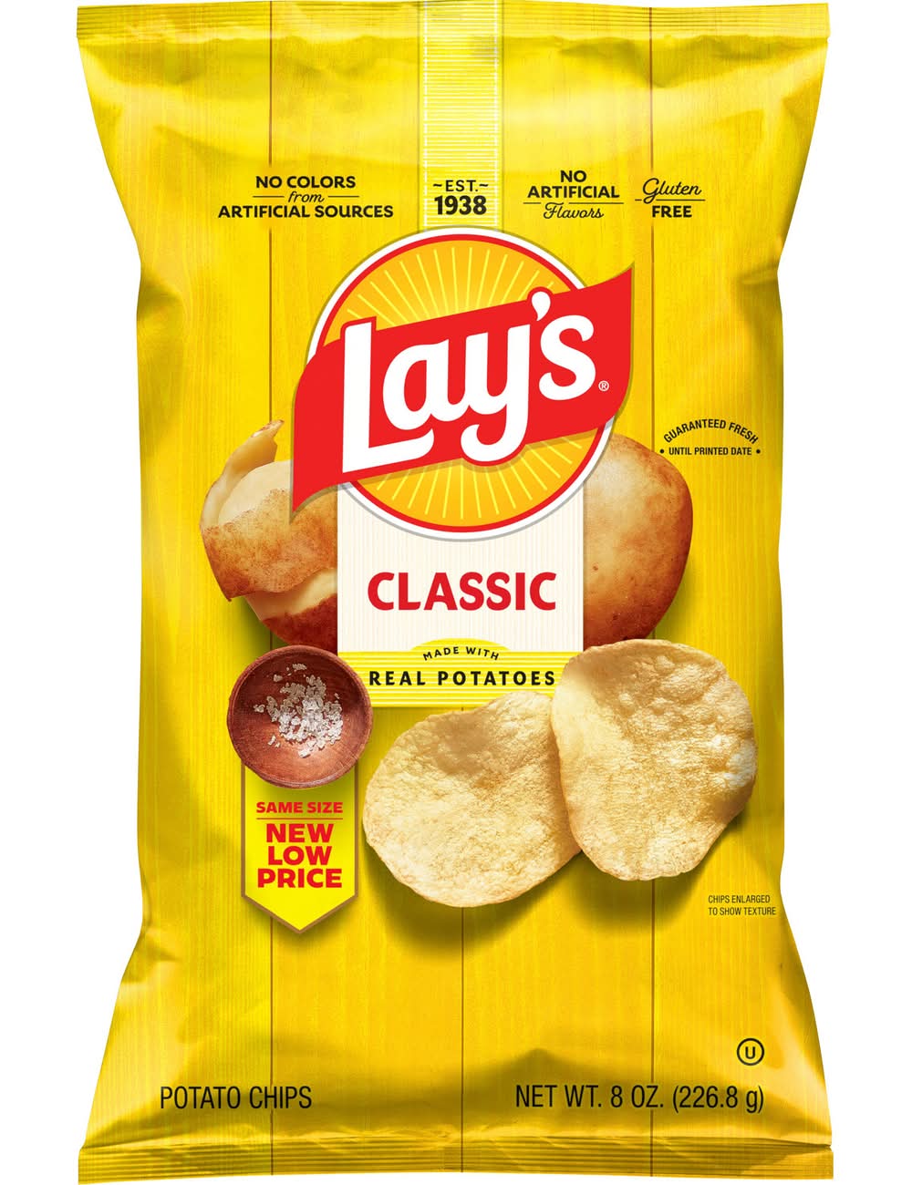 Lay's Potato Chips, Classic (8 oz)