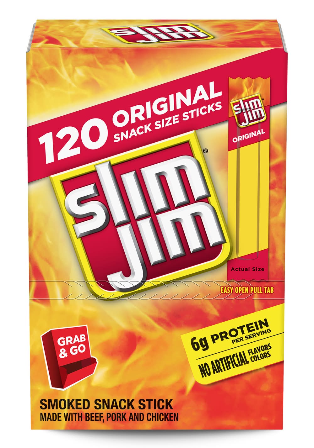Slim Jim Original Smoked Jerky Snack Stick (0.28 oz)