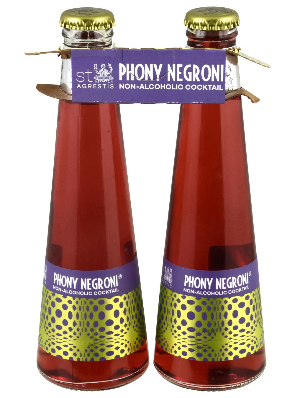 St. Agrestis Phony Negroni Non-Alcoholic Cocktail (2 x 6.8 oz)