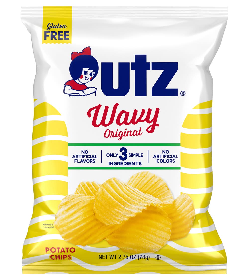 Utz Wavy Original Potato Chips Gluten Free (2.75 oz)