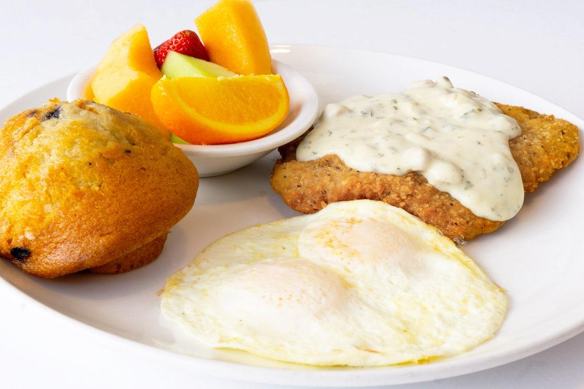Chicken Fried Steak and Eggs