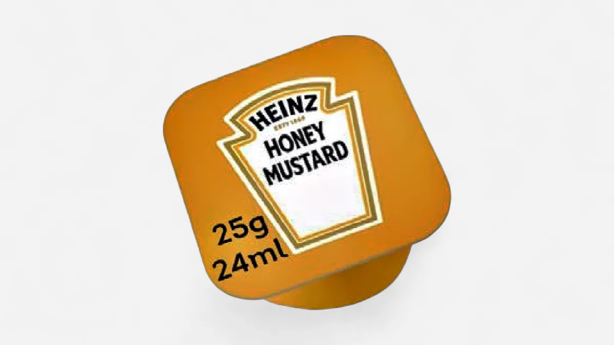 Heinz senf and med sos