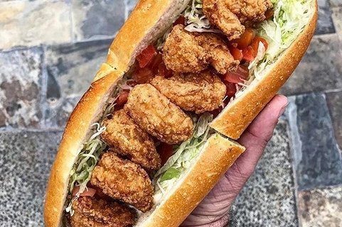 Shrimp Po'Boy Sandwich