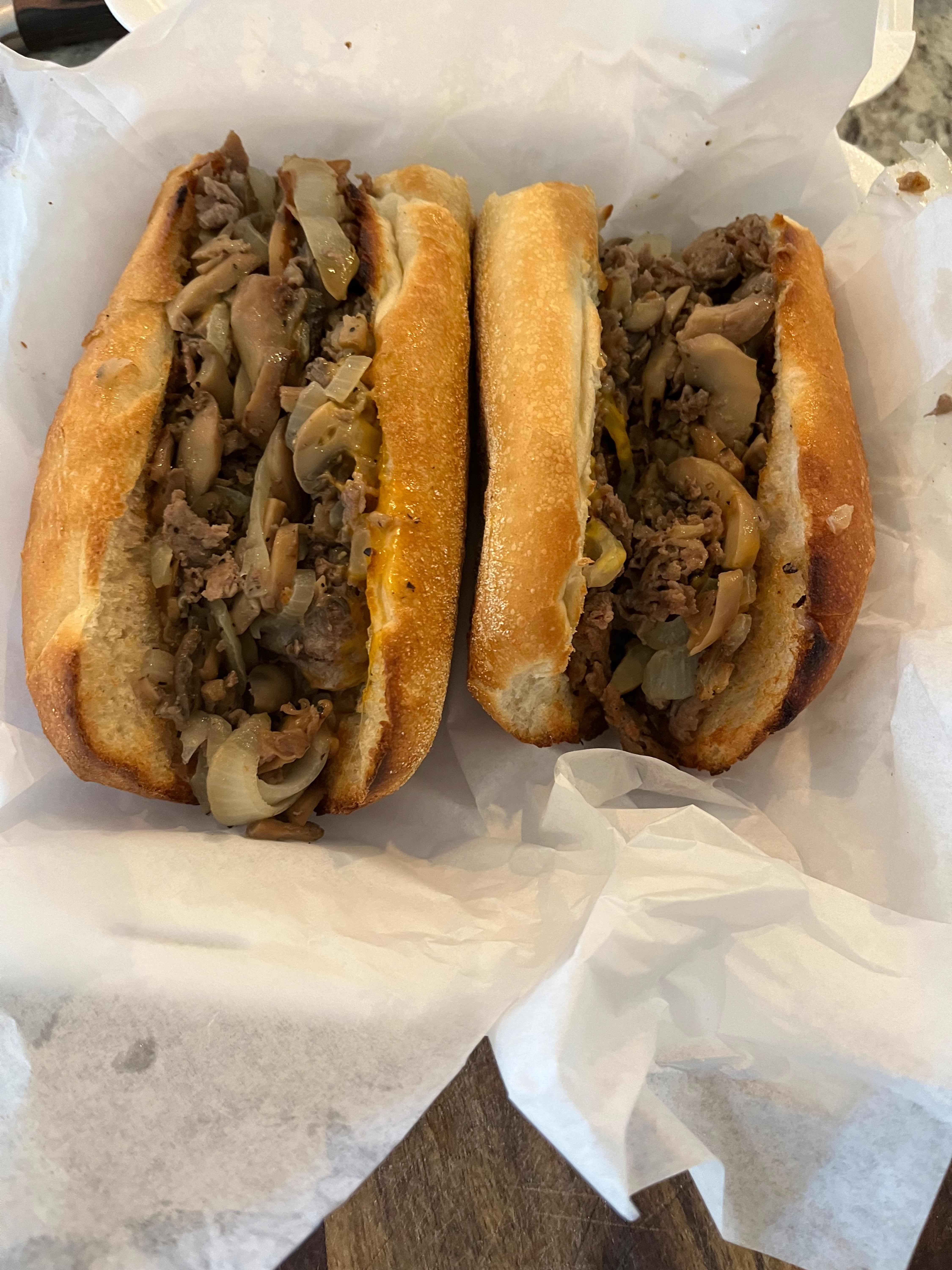 Cheese steak sub