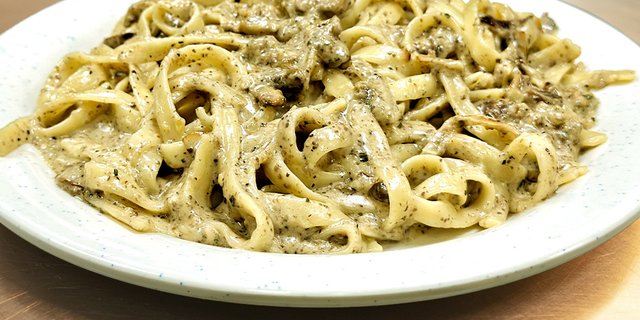 Creamy Funghi Pasta