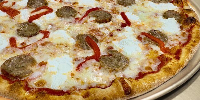 Sausage and Peppers Pizza