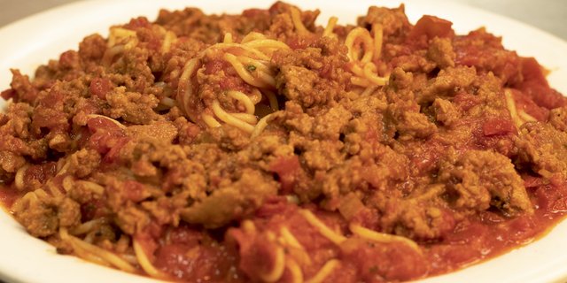 Spaghetti and Meat Sauce