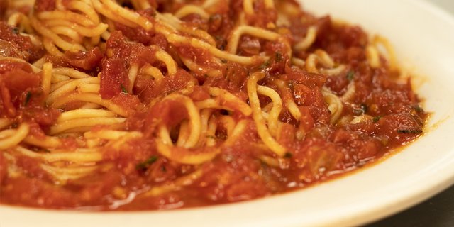 Spaghetti w/ Marinara Sauce