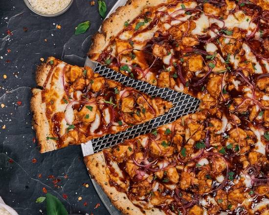 Cauliflower Crust BBQ Chicken Pizza