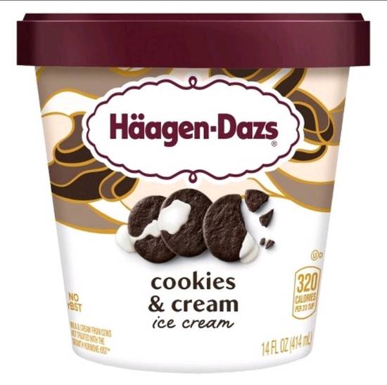 Häagen-Dazs Cookies and Cream Ice Cream (14 ounce)
