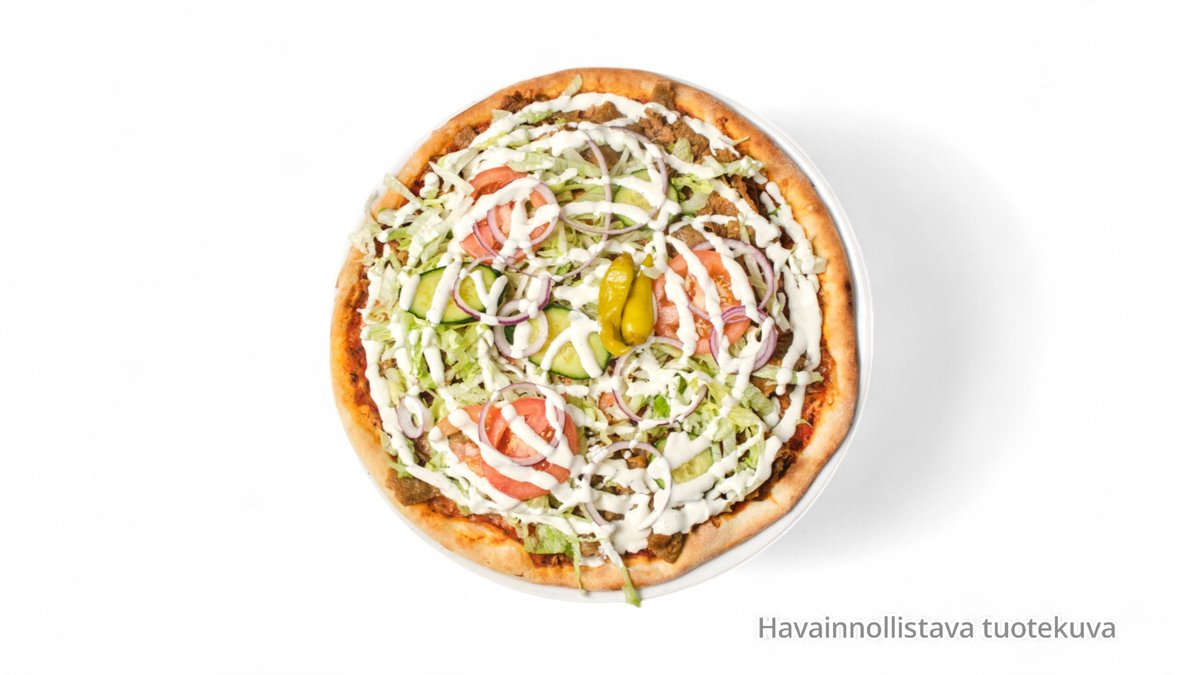 Kana salaatti perhepizza