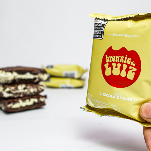 Brownie Rec. de Chocolate Branco - 30 Un