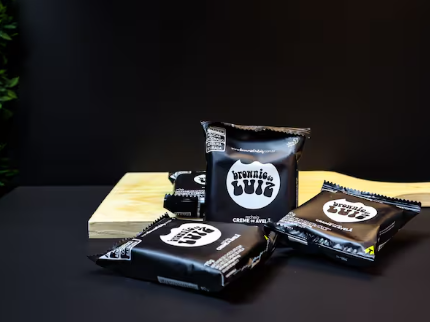 Brownie Recheado de Creme de Avelã 30 Unidades