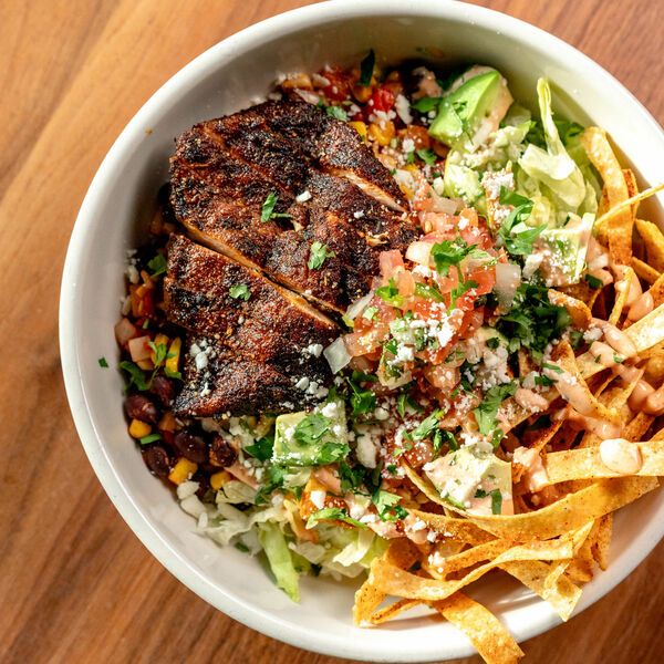 SOUTHWEST BLACKENED CHICKEN RICE BOWL